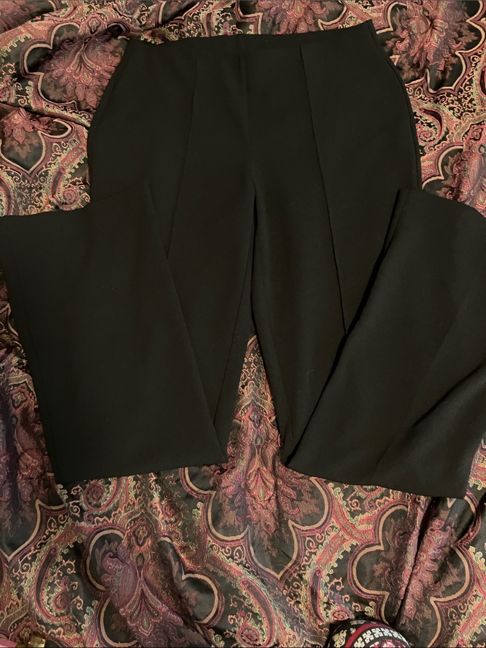 Black Women's Straight-Leg Dress Trousers